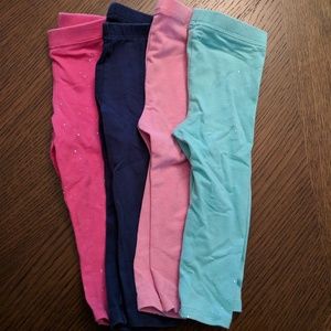 LOT of 4 Pairs of Cat & Jack Leggings